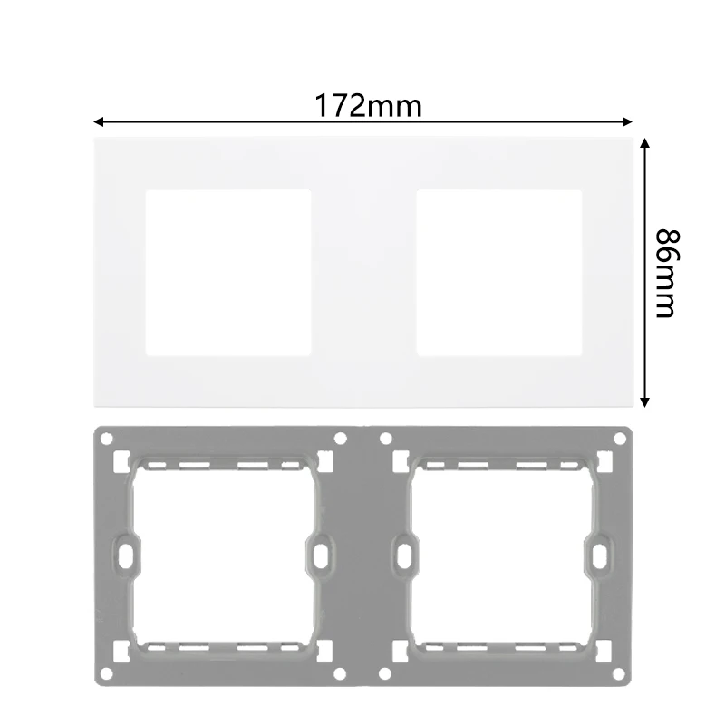 ATLECTRIC серия S белая пластиковая рамка для розеток
ATLECTRIC серия S белая пластиковая рамка для розеток
