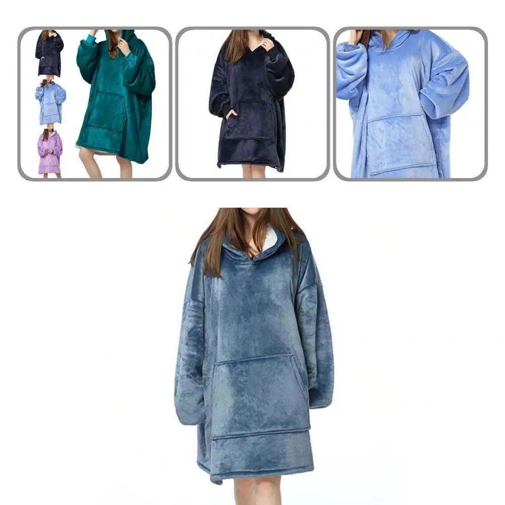 Women Nightgown Thickened Casual Cold Resistant Plush Big Pocket Winter Nightgown Home Wear for Gifts
Women Nightgown Thickened Casual Cold Resistant Plush Big Pocket Winter Nightgown Home Wear for Gifts