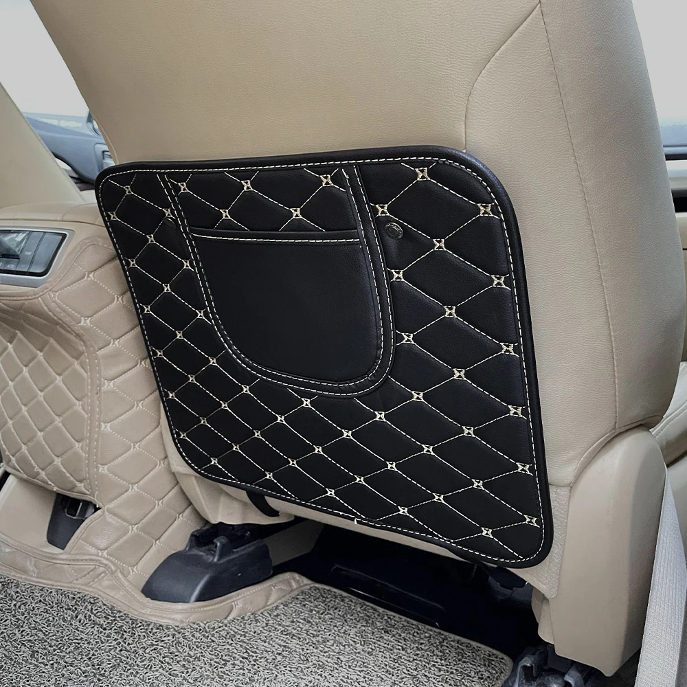 PU Leather Anti-Child-Kick Pad For Car Seat Back Protector Cover Anti Mud Dirt Pad with Storage Bag For Lincoln Isuzu Kia Jeep
PU Leather Anti-Child-Kick Pad For Car Seat Back Protector Cover Anti Mud Dirt Pad with Storage Bag For Lincoln Isuzu Kia Jeep