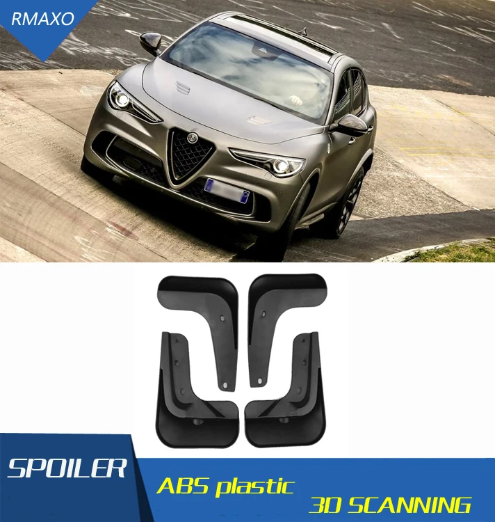 Для Alfa Romeo Stelivo SUV 2016 2019 Брызговики передние с цветом и задними брызговиками крыло