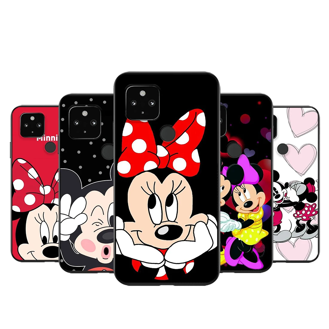 Disney Cartoon Mickey Minne Shockproof Cover for Google Pixel 5 4 4a XL 5G Black TPU Soft Phone Case
Disney Cartoon Mickey Minne Shockproof Cover for Google Pixel 5 4 4a XL 5G Black TPU Soft Phone Case