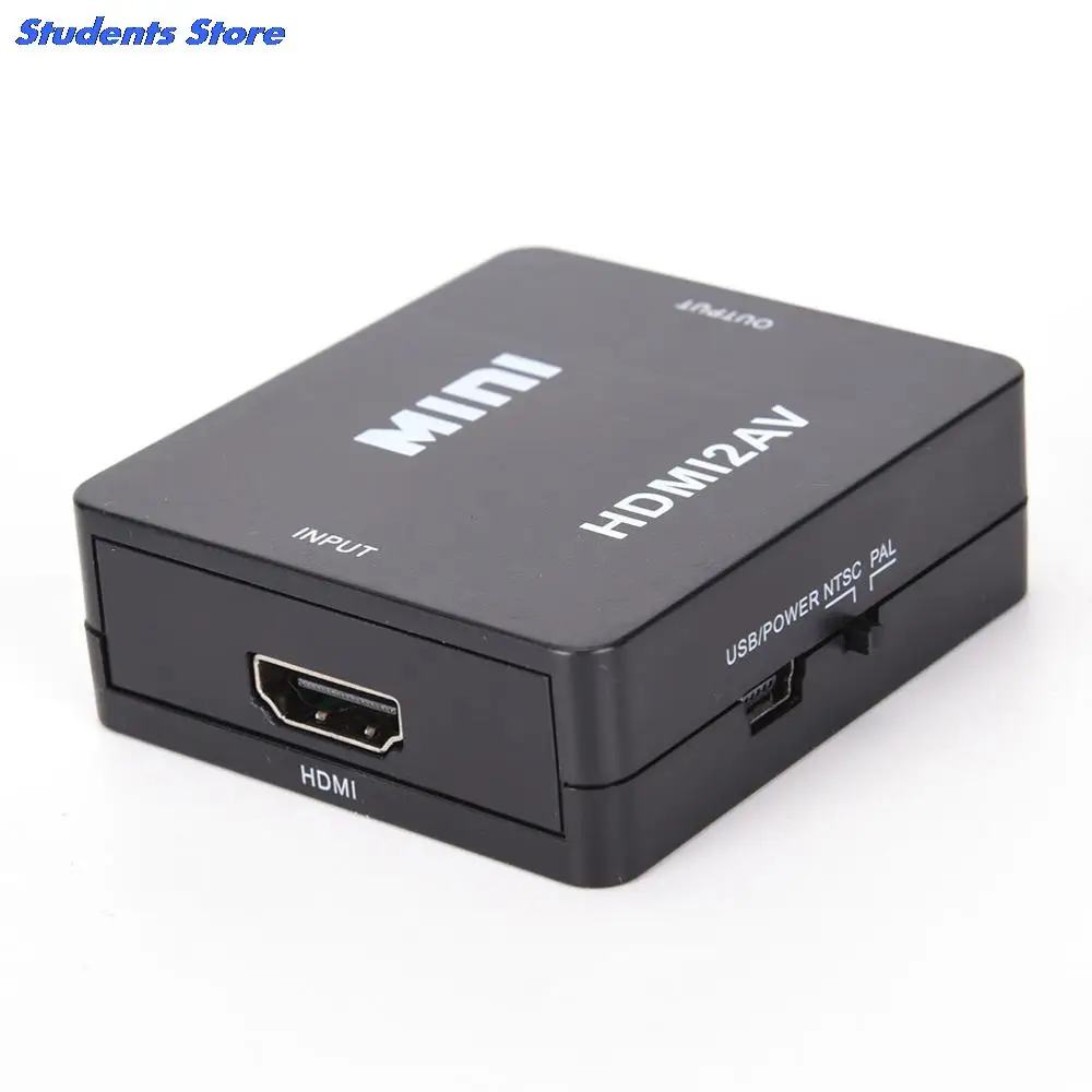 HDMI To RCA AV/CVBS Adapter HD 1080P Mini HDMI2AV Video Converter | Электроника