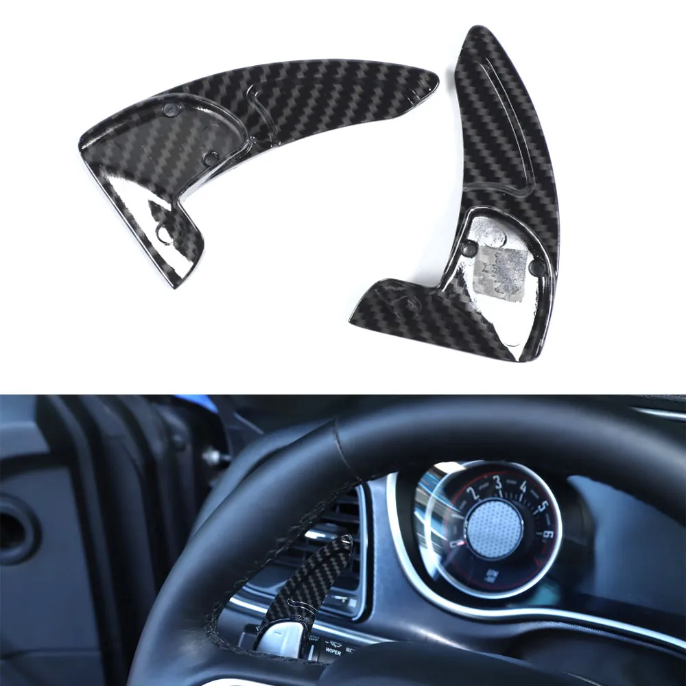 Крышка переключения передач на рулевое колесо автомобиля для Dodge Challenger 2015 Up, алюминиевый сплав, автомобильные аксессуары, новые молдинги 
Крышка переключения передач на рулевое колесо автомобиля для Dodge Challenger 2015 Up, алюминиевый сплав, автомобильные аксессуары, новые молдинги