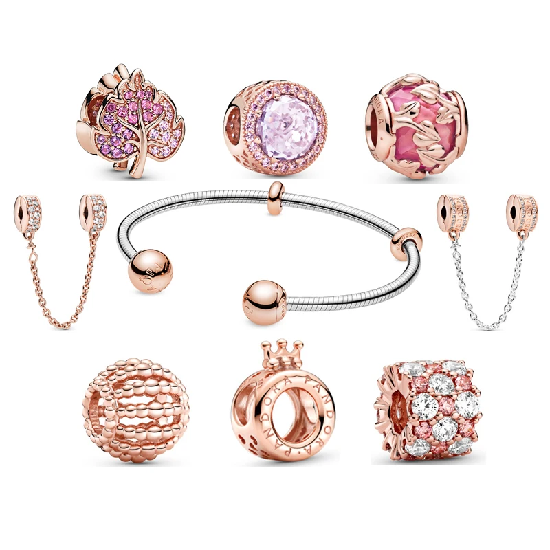 Jewelry Women 100% 925 Sterling Silver Bangle Fit Original Pandora DIY Feminino Charms Beadeds Accessories Beads Femme Bracelets
Jewelry Women 100% 925 Sterling Silver Bangle Fit Original Pandora DIY Feminino Charms Beadeds Accessories Beads Femme Bracelets