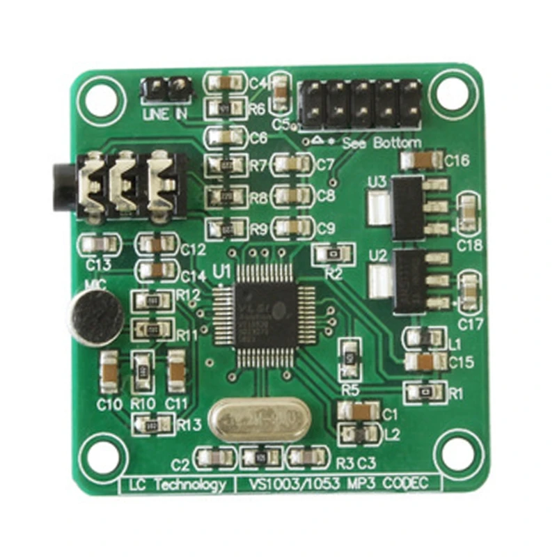 2022 New VS1053 Lossless Digital DAC Decoder Module Stereo DAC Digital-to-Analog Converter Voice Module for Microphone
2022 New VS1053 Lossless Digital DAC Decoder Module Stereo DAC Digital-to-Analog Converter Voice Module for Microphone