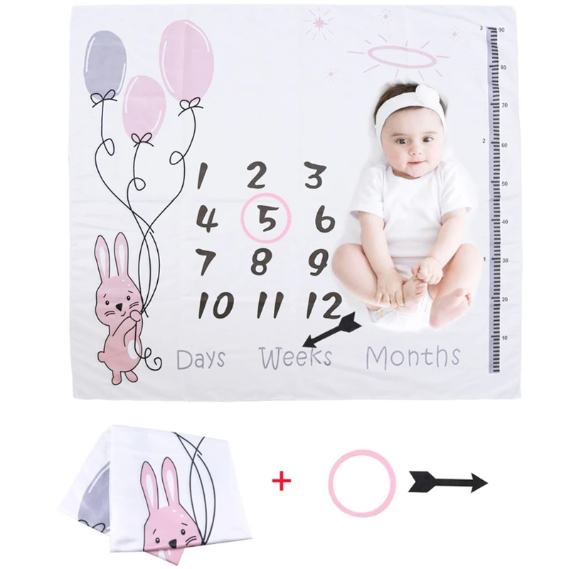 1 Set Baby Monthly Record Growth Milestone Blanket Newborn Photography Props Accessories Cartoon Printing Background
1 Set Baby Monthly Record Growth Milestone Blanket Newborn Photography Props Accessories Cartoon Printing Background