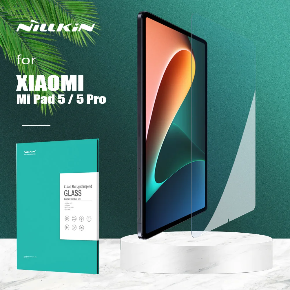 Для Xiaomi Mi Pad 5 Pro стекло Nillkin V + 2.5D ультратонкое защитное закаленное с защитой от