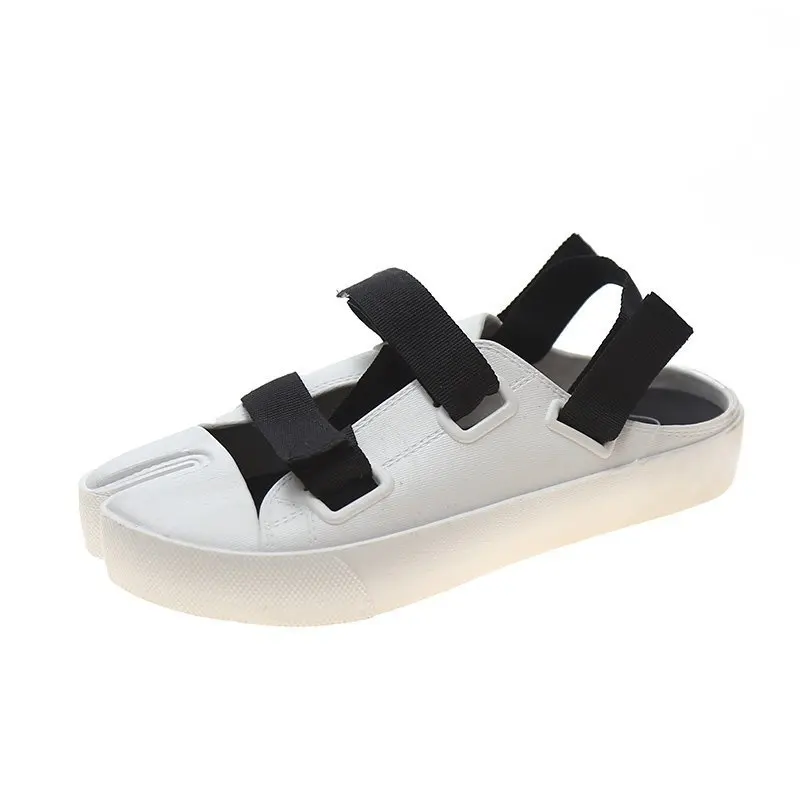 2021 Summer New European Style Ladies Sandals INS Fashion Velcro Hit Color Trotters Beach Sandals Large Size Split Toe Sandals
2021 Summer New European Style Ladies Sandals INS Fashion Velcro Hit Color Trotters Beach Sandals Large Size Split Toe Sandals