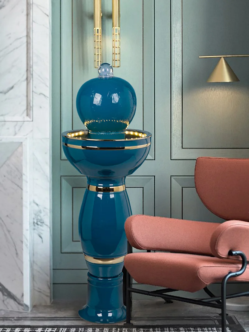 GY Ceramic Water Fountain Decoration Floor Simple Modern Light Luxury Club Waterscape Humidifier Decoration
GY Ceramic Water Fountain Decoration Floor Simple Modern Light Luxury Club Waterscape Humidifier Decoration