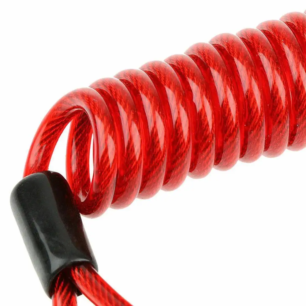 120cm Motorcycle Bike Alarm Disc Lock Reminder Antitheft Security Spring Cable Motorbike Disc Lock Reminder Cable Spring Cable
120cm Motorcycle Bike Alarm Disc Lock Reminder Antitheft Security Spring Cable Motorbike Disc Lock Reminder Cable Spring Cable