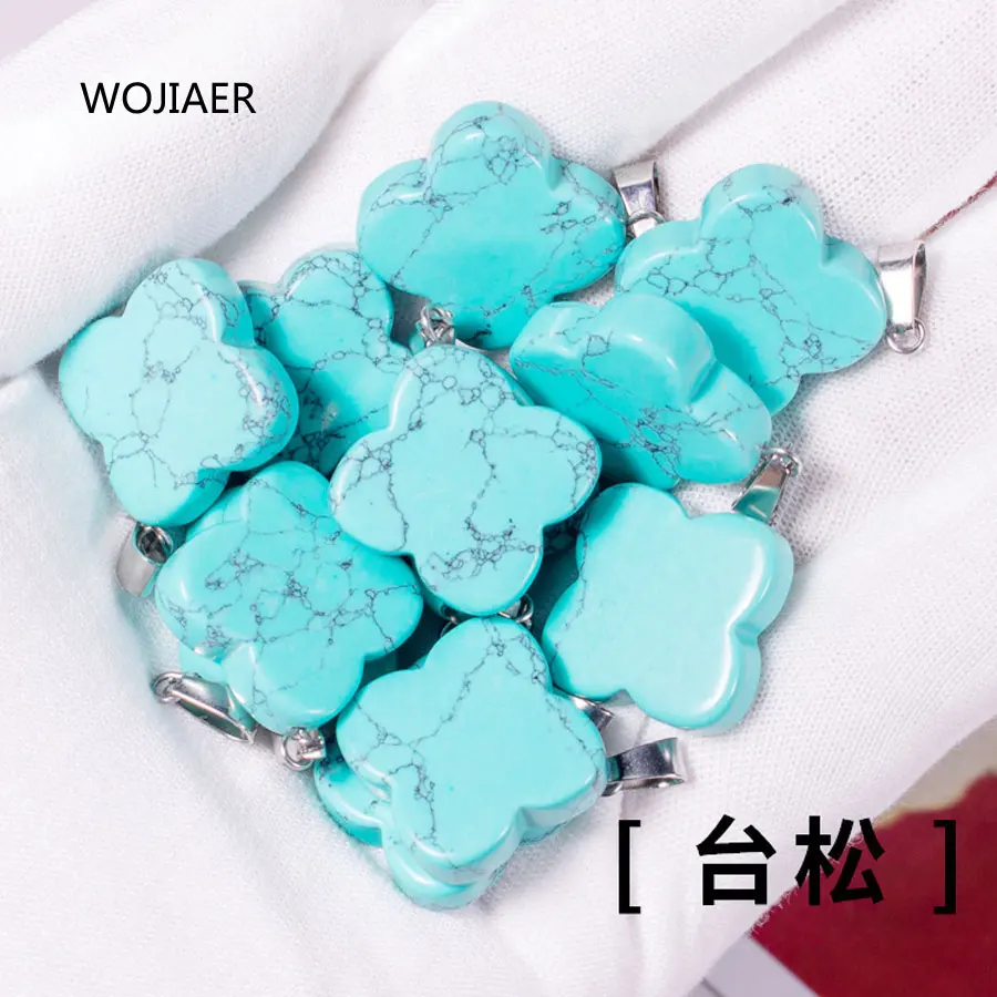 WOJIAER 1Pcs Natural Turquoises Stone Charms Flowers Pendants for Jewelry Making Necklace Good Quality 20x6mm ZM0542
WOJIAER 1Pcs Natural Turquoises Stone Charms Flowers Pendants for Jewelry Making Necklace Good Quality 20x6mm ZM0542