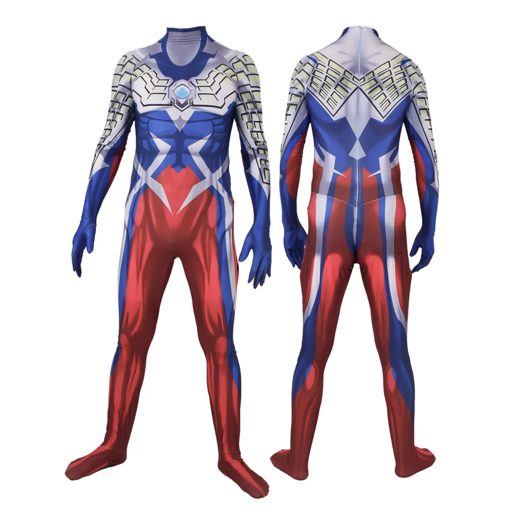

Ultraman Costume Cosplay Tiga/Jack/Orb Costume Lycra Spandex Superhero Zentai Bodysuit Halloween Costume Ultraman For Adult/Kids