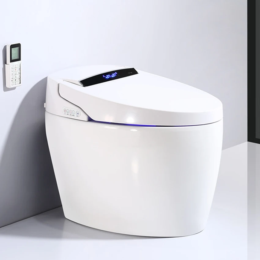 X6 Smart Toilet Manual Flip Instant Hot Type Without Water Tank One-piece Toilet Remote Control Smart Ceramic Toilet 220V 1KW
X6 Smart Toilet Manual Flip Instant Hot Type Without Water Tank One-piece Toilet Remote Control Smart Ceramic Toilet 220V 1KW