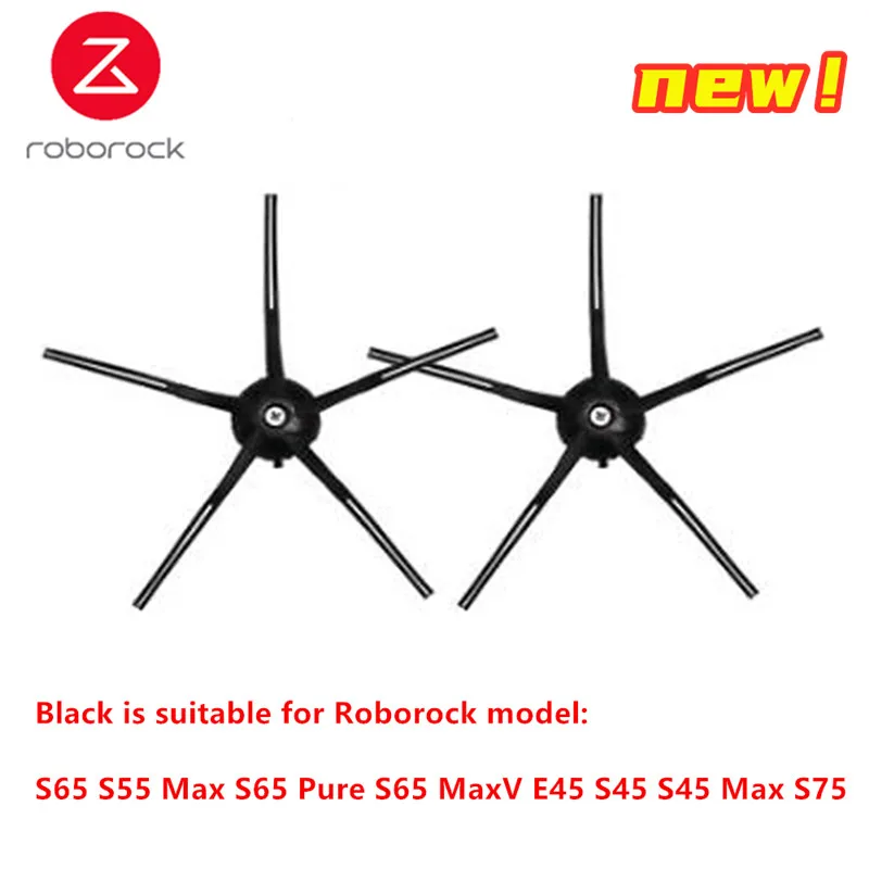 black soft rubber side brush accessories for Roborock vacuum cleaner robot S65 S55 Max/S65 Pure S65 MaxV E45 S45 S45 S45 Max S7
black soft rubber side brush accessories for Roborock vacuum cleaner robot S65 S55 Max/S65 Pure S65 MaxV E45 S45 S45 S45 Max S7