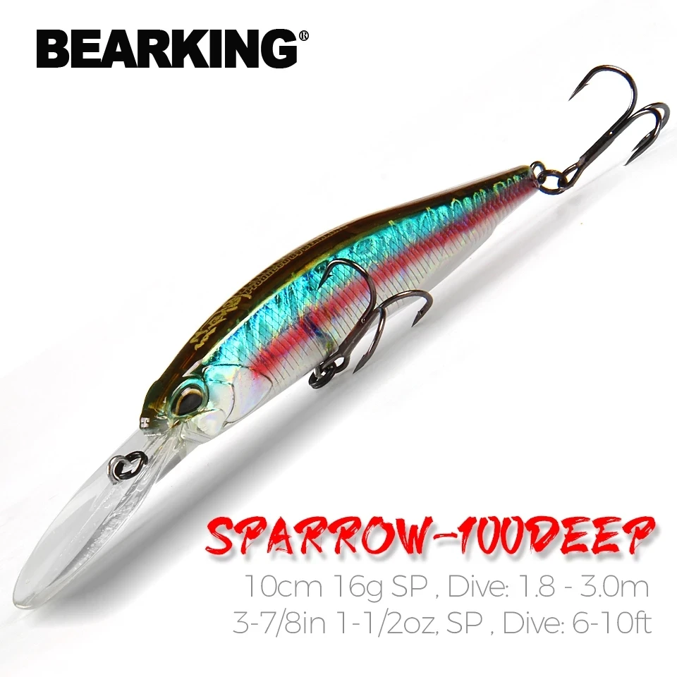 BEARKING 10cm 16g super magnet weight system long casting New model fishing lures hard bait 2019 quality wobblers minnow
BEARKING 10cm 16g super magnet weight system long casting New model fishing lures hard bait 2019 quality wobblers minnow
