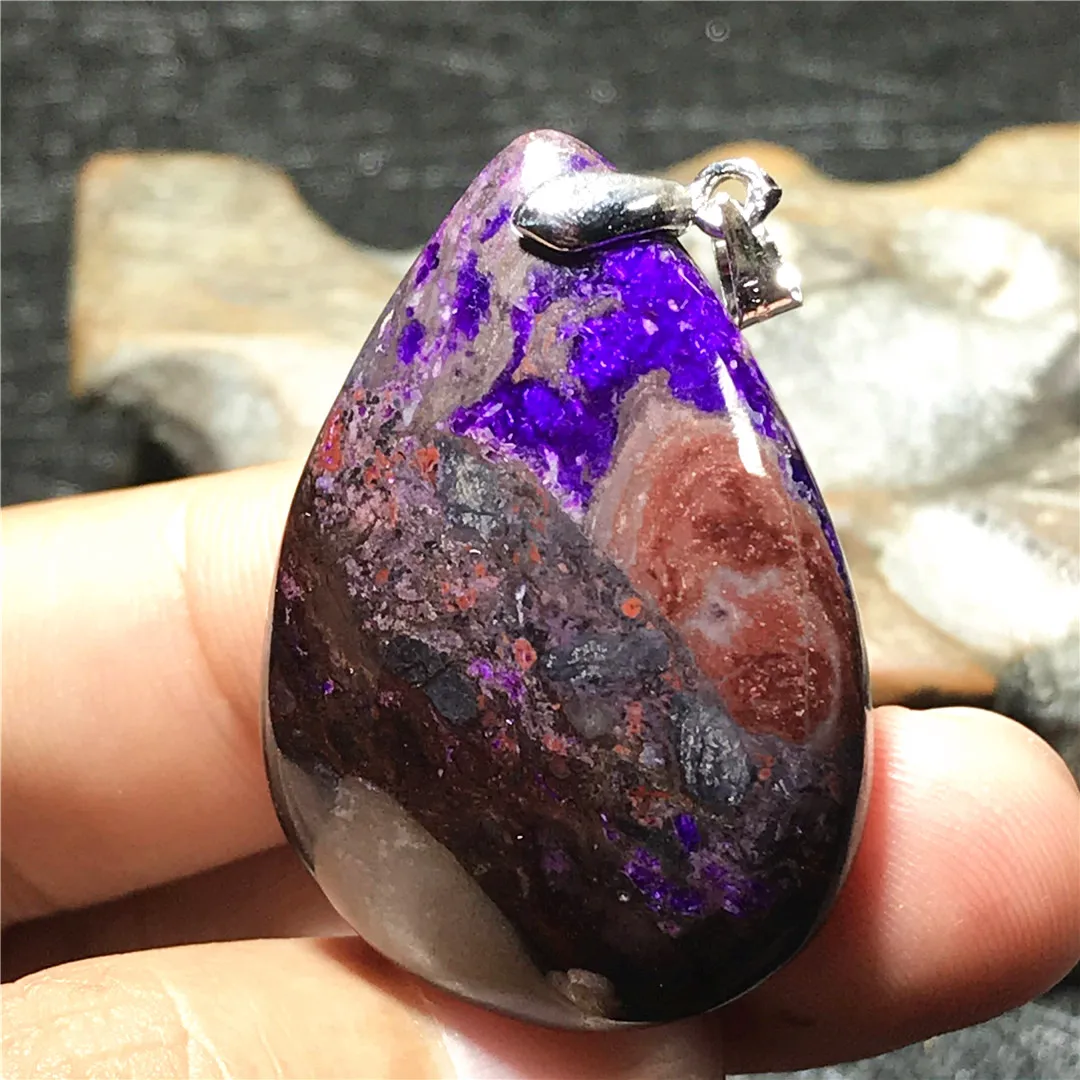 Natural Royal Purple Sugilite Pendant For Women Man Healing Crystal 35x25x8mm Beads Anticancer South Africa Stone Jewelry AAAAA
Natural Royal Purple Sugilite Pendant For Women Man Healing Crystal 35x25x8mm Beads Anticancer South Africa Stone Jewelry AAAAA