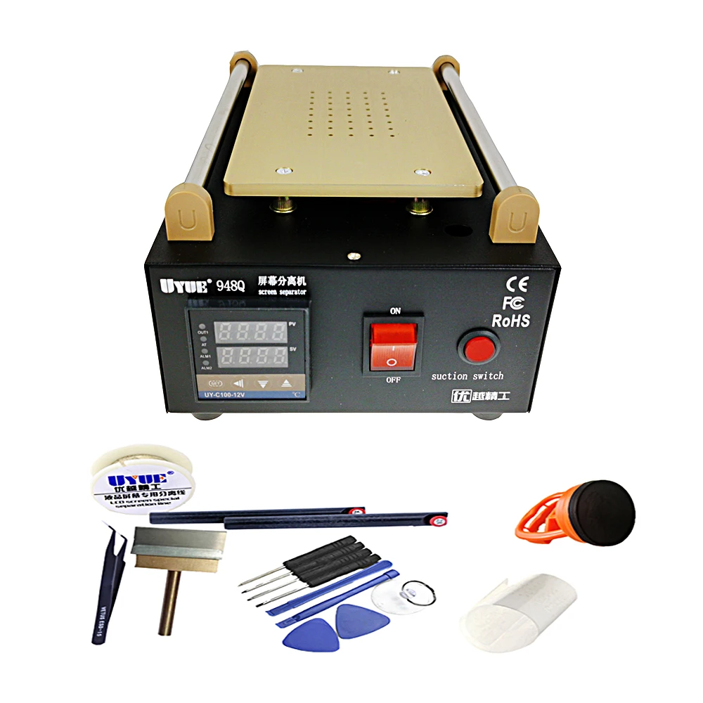 Vacuum Separating Glass Detachable Screen Phone UYUE 948Q Built-in Pump LCD Screen Separator Tool Max 8 Inch
Vacuum Separating Glass Detachable Screen Phone UYUE 948Q Built-in Pump LCD Screen Separator Tool Max 8 Inch