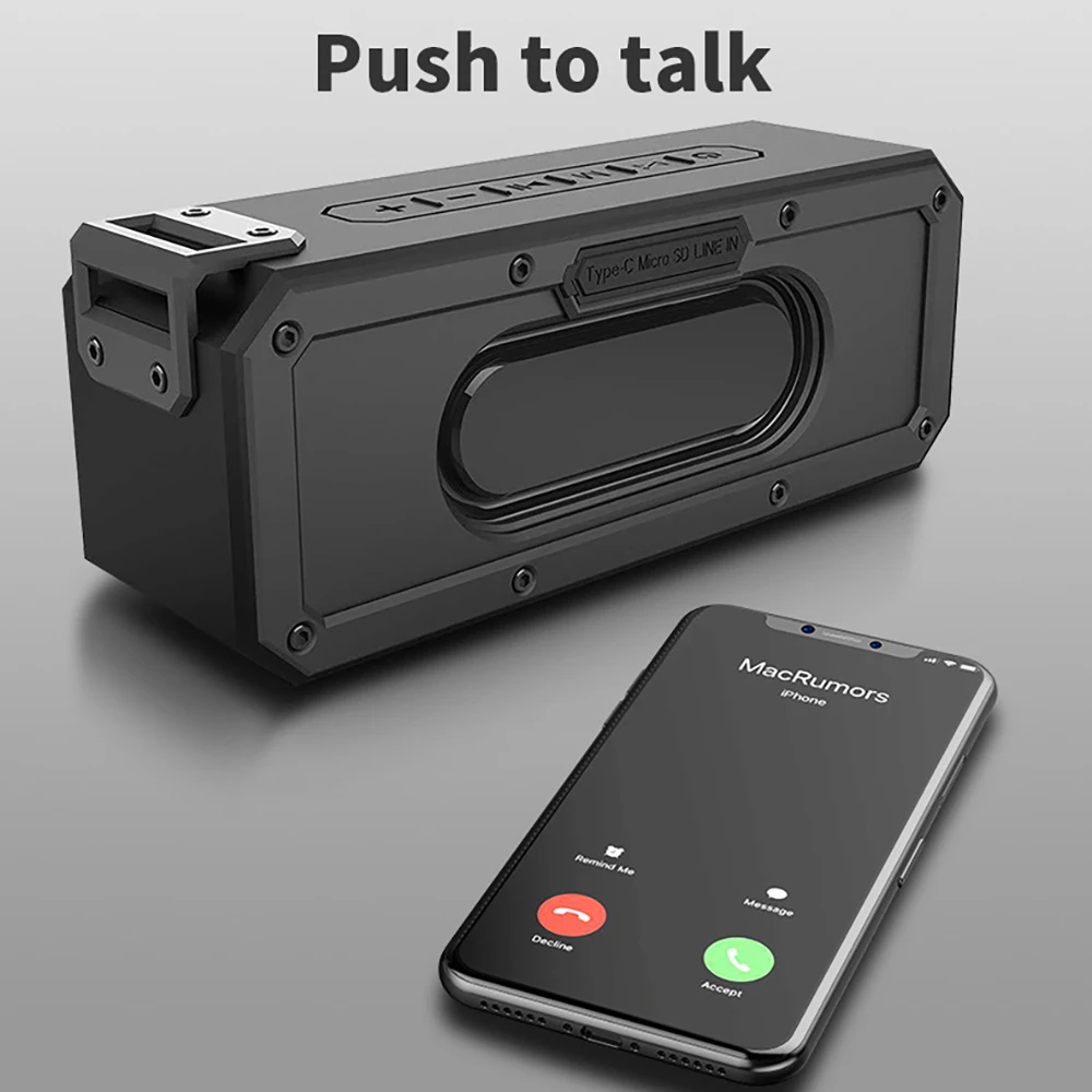 Новая Bluetooth-Колонка 40 Вт, уличная водонепроницаемая, с длительным воспроизведением, 15 часов, портативная двойная колонка, аудиокарта, сабвуф...
Новая Bluetooth-Колонка 40 Вт, уличная водонепроницаемая, с длительным воспроизведением, 15 часов, портативная двойная колонка, аудиокарта, сабвуф...