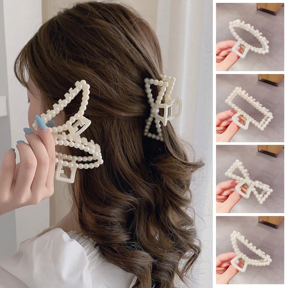 Pearl Hair Clip Simple Hair Accessories Headdress Hairpin Women Hollow Retro Headdress Hair Clip Back Head
Pearl Hair Clip Simple Hair Accessories Headdress Hairpin Women Hollow Retro Headdress Hair Clip Back Head