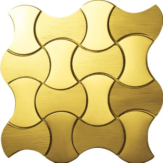 Luxury gold bone shaped metail kitchen mosaic tile for home improvement KTV deco
Luxury gold bone shaped metail kitchen mosaic tile for home improvement KTV deco