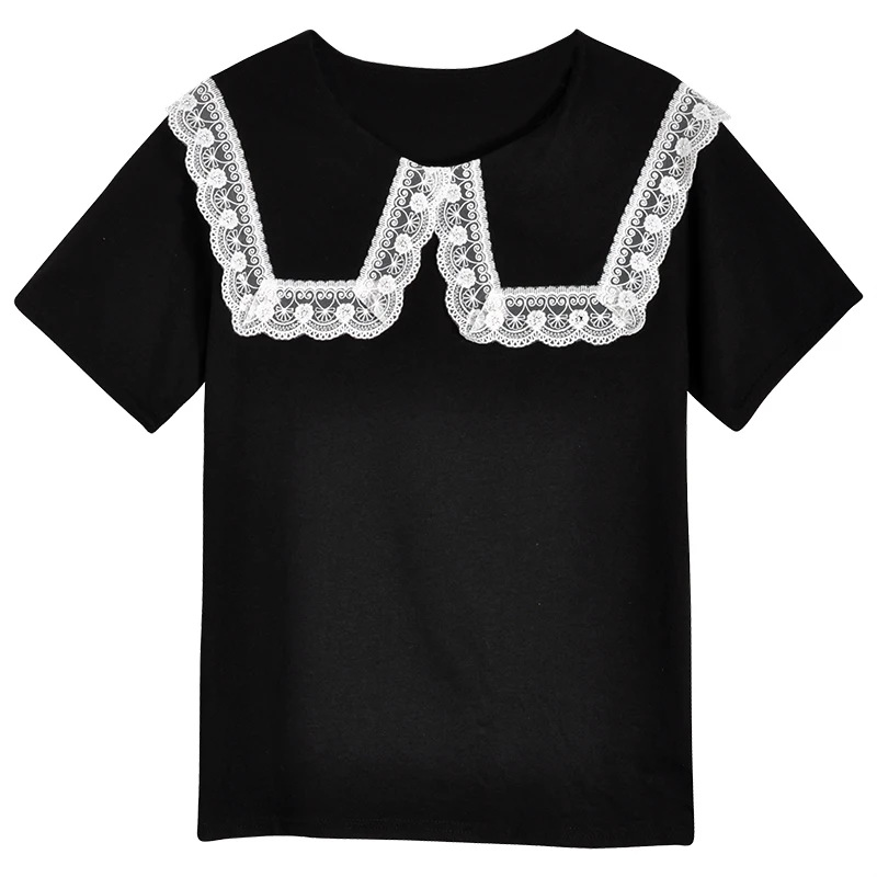French Style Col Claudine Top Women's Short Sleeve Ins Loose Fashion 2021summer New Trendy Half Sleeve Bottoming T-shirt for
French Style Col Claudine Top Women's Short Sleeve Ins Loose Fashion 2021summer New Trendy Half Sleeve Bottoming T-shirt for