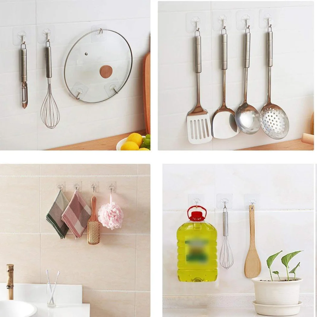1pc Hook Transparent Strong Sticky Wall Hanging Nail-free Hook Stainless Steel Kitchen Bathroom Supplies
1pc Hook Transparent Strong Sticky Wall Hanging Nail-free Hook Stainless Steel Kitchen Bathroom Supplies