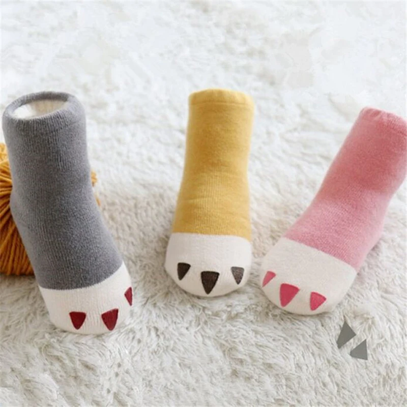 Winter Thick Girls Boys Kid Socks Baby Cotton Paw Casual Meias Infantil Anti Slip Terry Socks Soft 0-2 Years Old 
Winter Thick Girls Boys Kid Socks Baby Cotton Paw Casual Meias Infantil Anti Slip Terry Socks Soft 0-2 Years Old