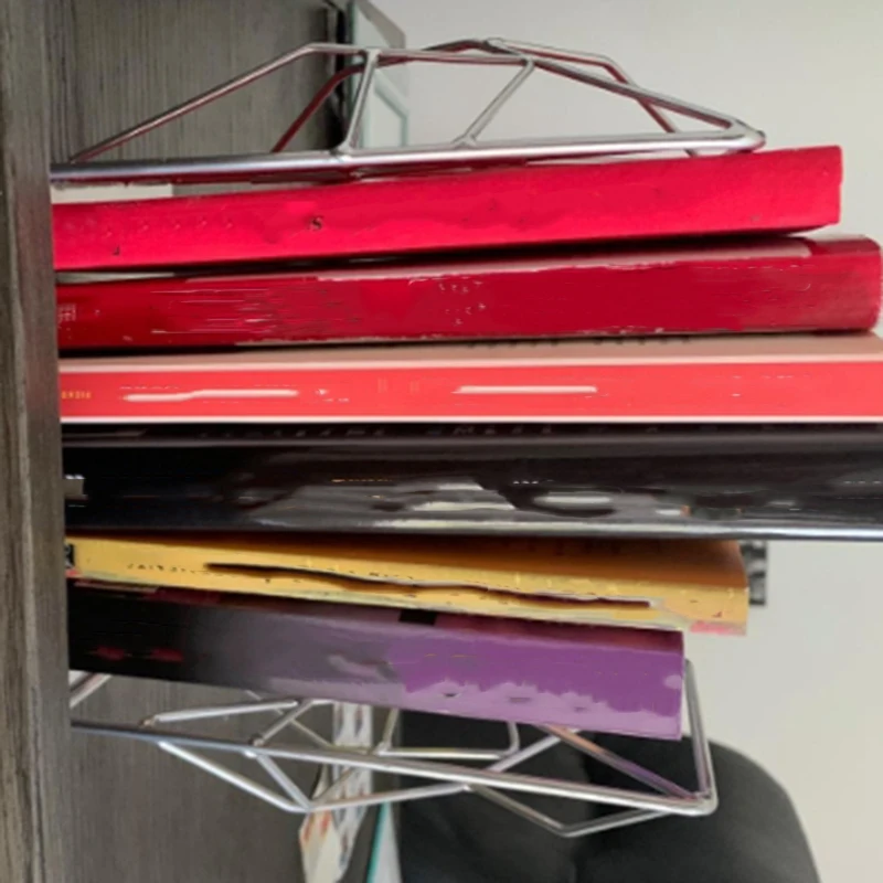 2 Pcs Silver Geometric Bookends, Frosted Decorative Iron Bookends, Office Creative Bookshelves, Rustic Decorations
2 Pcs Silver Geometric Bookends, Frosted Decorative Iron Bookends, Office Creative Bookshelves, Rustic Decorations