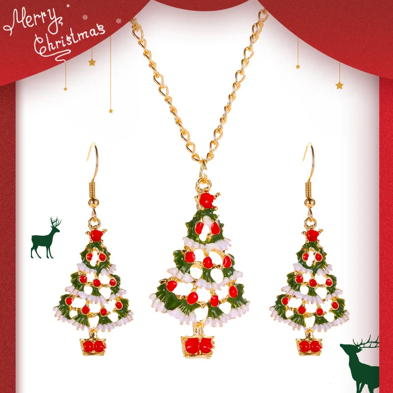 Colorful Hook Christmas Earrings Jewelry Sets Cute Dangle Earrings Necklace for Women Christmas Gift Wholesale Items
Colorful Hook Christmas Earrings Jewelry Sets Cute Dangle Earrings Necklace for Women Christmas Gift Wholesale Items