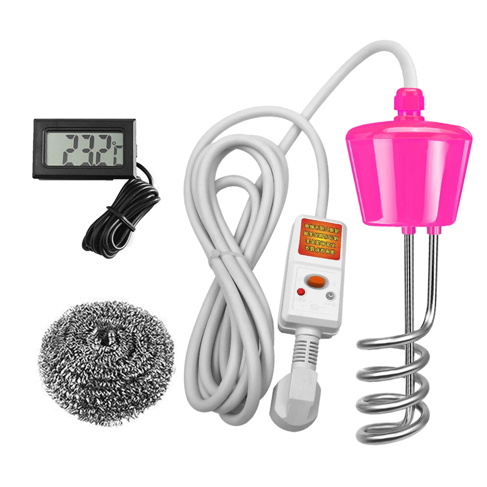 2m 3000W Water Heater Travel Floating Electric Immersion Heater Boiler For Bucket Pool Bathtub Household Kitchen
2m 3000W Water Heater Travel Floating Electric Immersion Heater Boiler For Bucket Pool Bathtub Household Kitchen