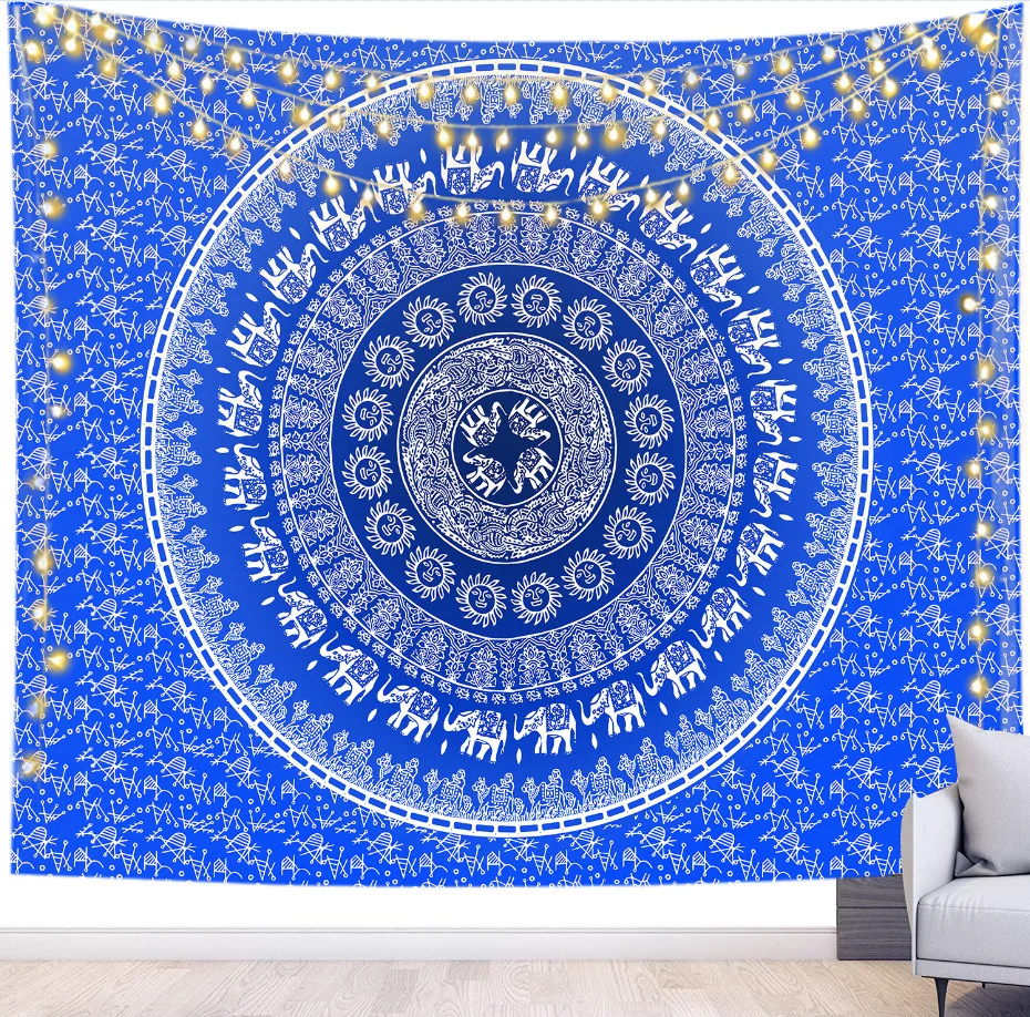 Indian Mandala Tapestry Wall Hanging Sandy Beach Throw Rug Blanket Camping Tent Travel Mattress Bohemian Sleeping Pad Tapestries
Indian Mandala Tapestry Wall Hanging Sandy Beach Throw Rug Blanket Camping Tent Travel Mattress Bohemian Sleeping Pad Tapestries