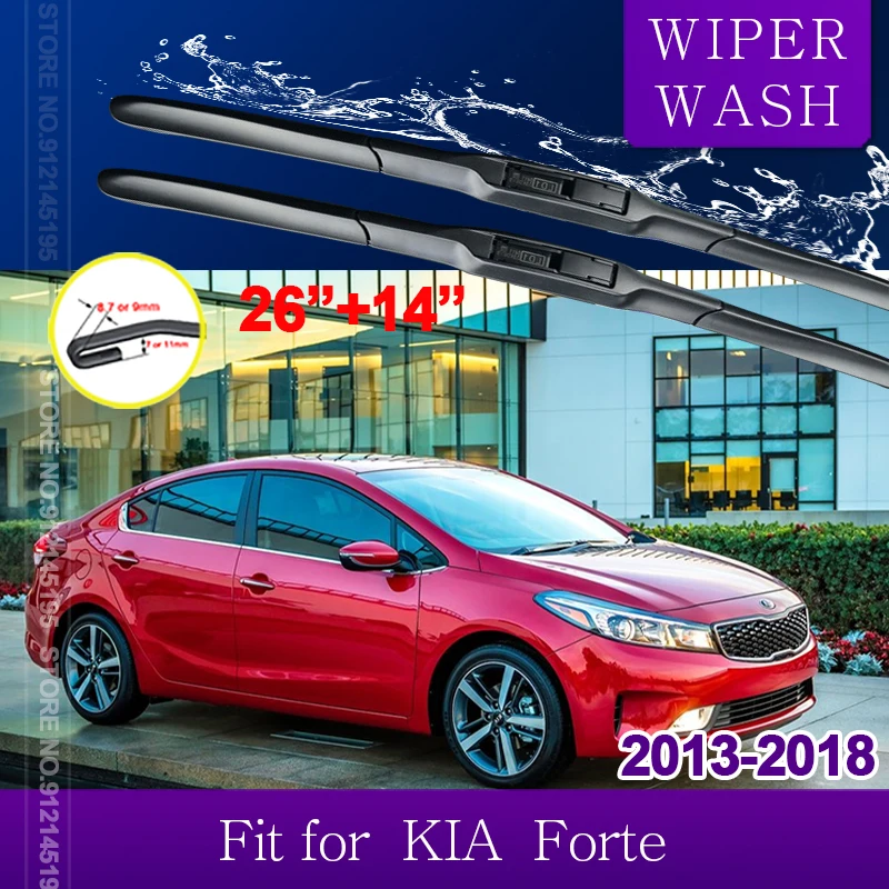 

Car Wiper for KIA Forte YD 2013 2014 2015 2016 2017 2018 K3 Cerato Front Windscreen Windshield Wipers Blades Car Accessories