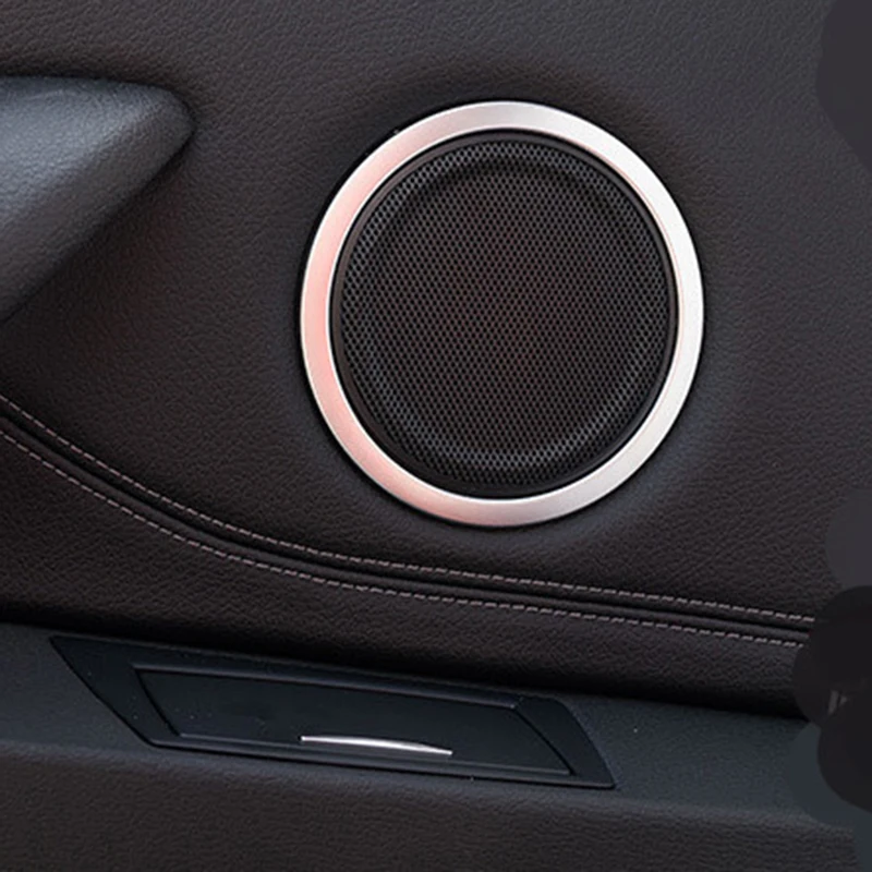 4pcs Speaker Ring Cover For BMW X1 F48 16-18 Stainless Front Rear Door Speaker Cover Ring Trim Speaker Decoration Trim Accessor
4pcs Speaker Ring Cover For BMW X1 F48 16-18 Stainless Front Rear Door Speaker Cover Ring Trim Speaker Decoration Trim Accessor