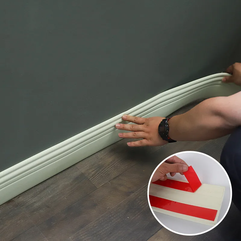 Self-Adhesive Skirting Line Waterproof Antifouling Baseboard Wallpaper Living Room Bedroom TV Background Floor Wall Decoration
Self-Adhesive Skirting Line Waterproof Antifouling Baseboard Wallpaper Living Room Bedroom TV Background Floor Wall Decoration