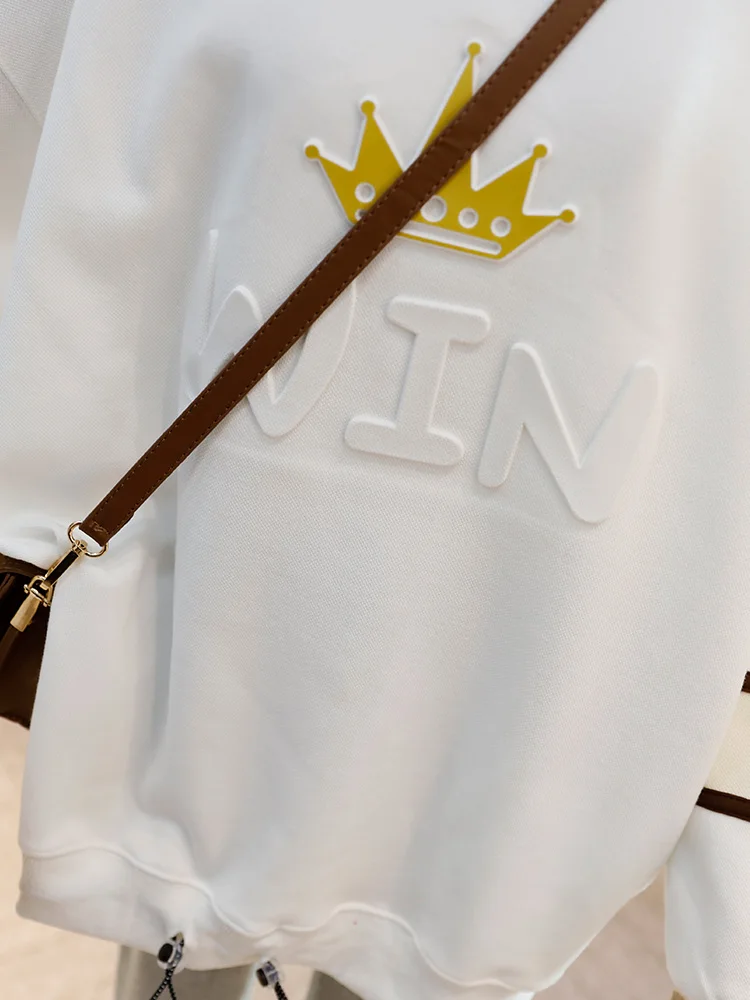 21 Spring Women's Sweatshirt New Korean Style Loose Large Size Three-Dimensional Round Neck Solid Color Long Sleeve Pullover Top
21 Spring Women's Sweatshirt New Korean Style Loose Large Size Three-Dimensional Round Neck Solid Color Long Sleeve Pullover Top