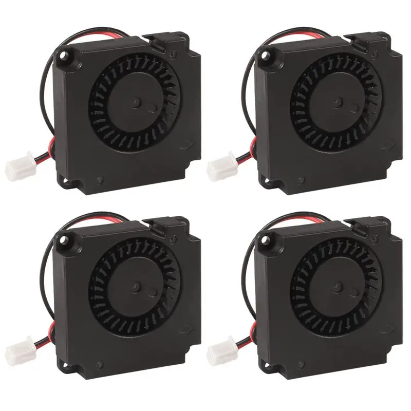 4Pcs 4010 5V 12V 24V Oil Bearing Turbo Cooling Fan (40mm x 40mm x 10mm) with 2 Pin Terminal 3D Printer Parts
4Pcs 4010 5V 12V 24V Oil Bearing Turbo Cooling Fan (40mm x 40mm x 10mm) with 2 Pin Terminal 3D Printer Parts
