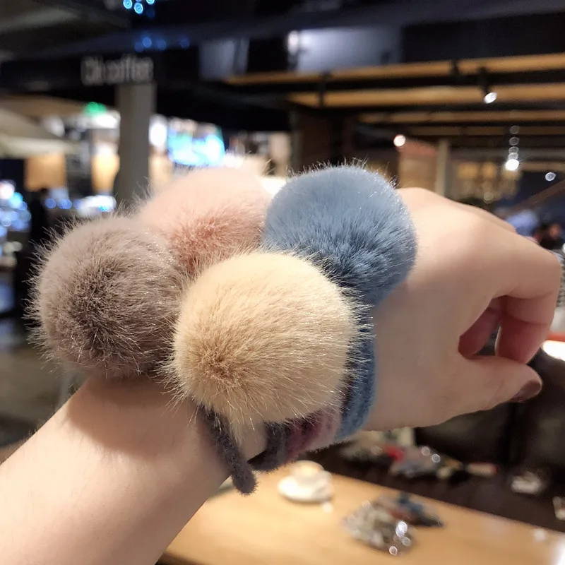 Girls Hair Ties Colorful Pompon Women Elastic Hair Bands Cute Faux Fur Ball Hair Rope Lovely Rubber Scrunchies Hair Accessories
Girls Hair Ties Colorful Pompon Women Elastic Hair Bands Cute Faux Fur Ball Hair Rope Lovely Rubber Scrunchies Hair Accessories