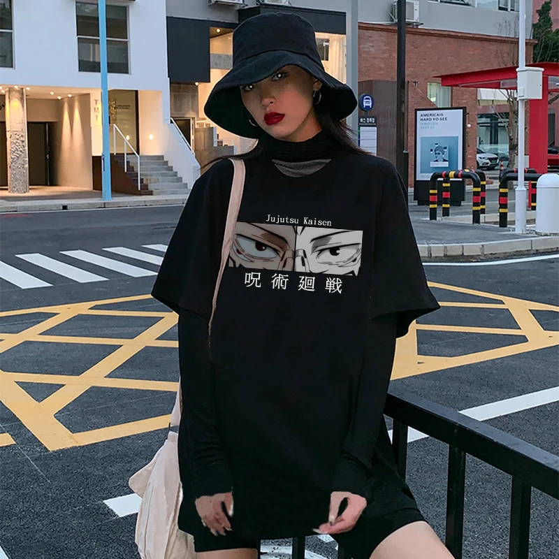 Harajuku Men's T-shirt Jujutsu Kaisen Printed Unisex T shirt Itadori Eyes Cartoon Anime Casual Tshirt Male Streetwear Tops
Harajuku Men's T-shirt Jujutsu Kaisen Printed Unisex T shirt Itadori Eyes Cartoon Anime Casual Tshirt Male Streetwear Tops