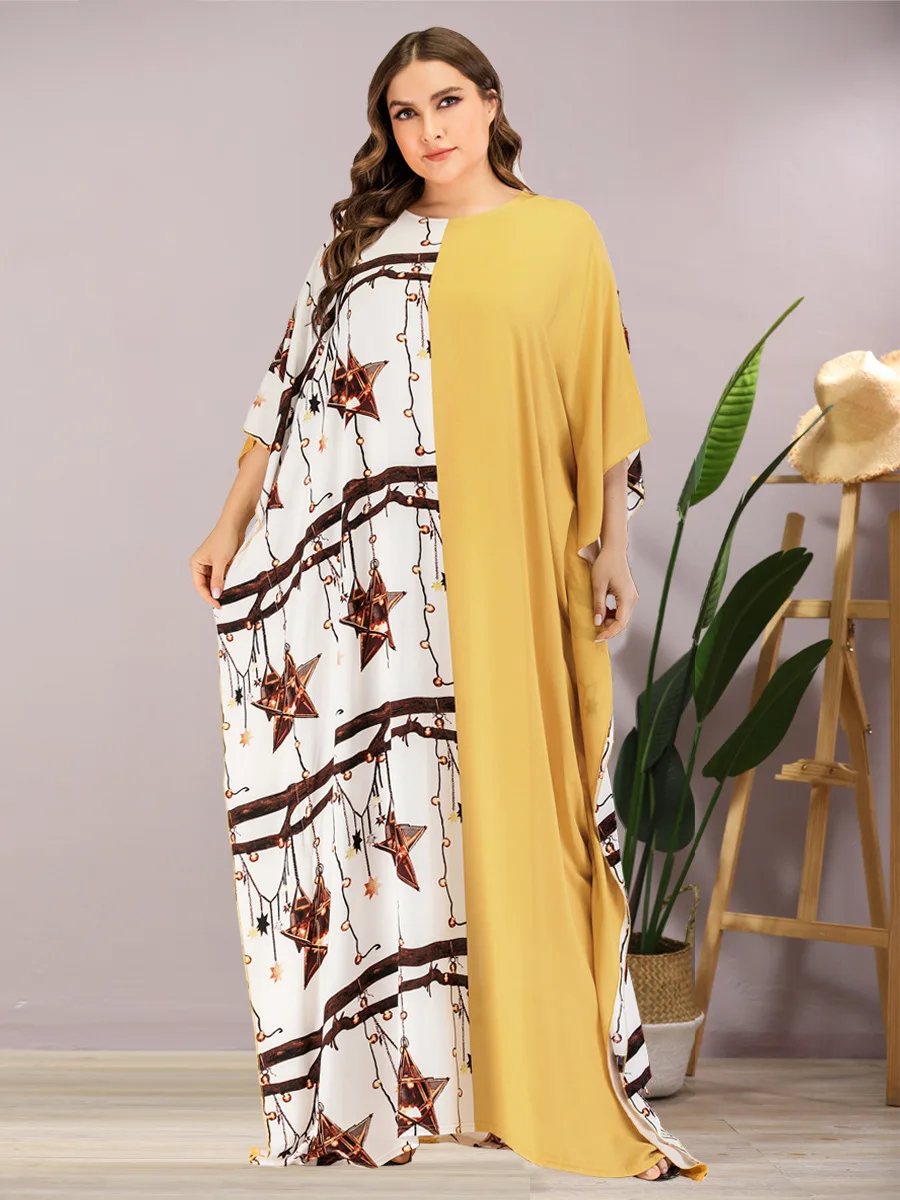 Cotton Muslim Abaya Dress Women Boho Bat Sleeve Maxi Hijab Vestidos Moroccan Kaftab Islamic Clothing Djellaba Abayas Musulman
Cotton Muslim Abaya Dress Women Boho Bat Sleeve Maxi Hijab Vestidos Moroccan Kaftab Islamic Clothing Djellaba Abayas Musulman