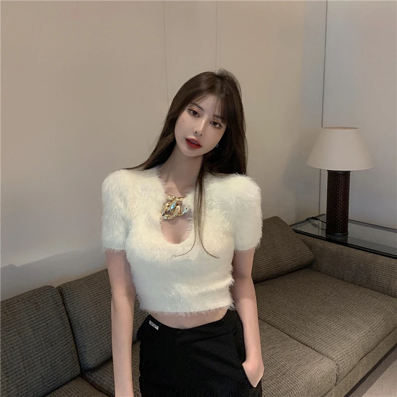 New Female Sweater Women Winter Pullover Knitting Overszie short Sleeve Girls Tops Loose Sweaters Knitted Outerwear Thin Sexy
New Female Sweater Women Winter Pullover Knitting Overszie short Sleeve Girls Tops Loose Sweaters Knitted Outerwear Thin Sexy