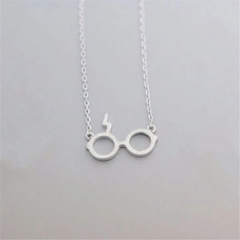 Fashion Lightning bolt Glasses Necklace Tiny Glasses Necklace Gift for Girls and women
Fashion Lightning bolt Glasses Necklace Tiny Glasses Necklace Gift for Girls and women