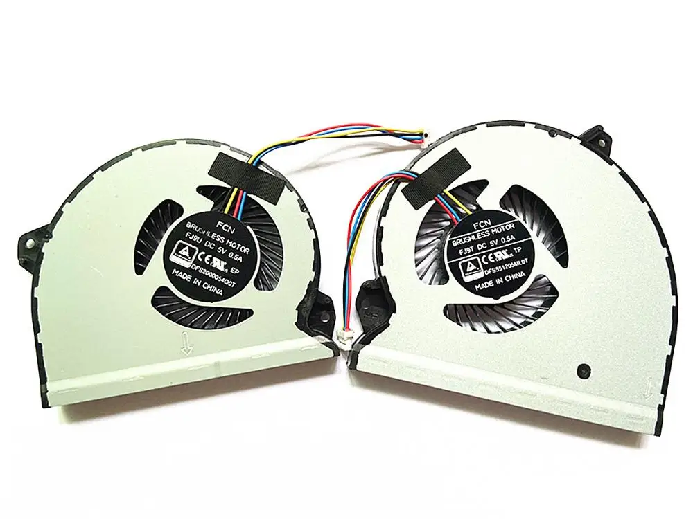 JIANGLUN Laptop CPU & GPU Fan A Pair For Asus ROG Strix GL702VS GL702VSK S7VS GL702VM GL702VMK S7VM
JIANGLUN Laptop CPU & GPU Fan A Pair For Asus ROG Strix GL702VS GL702VSK S7VS GL702VM GL702VMK S7VM