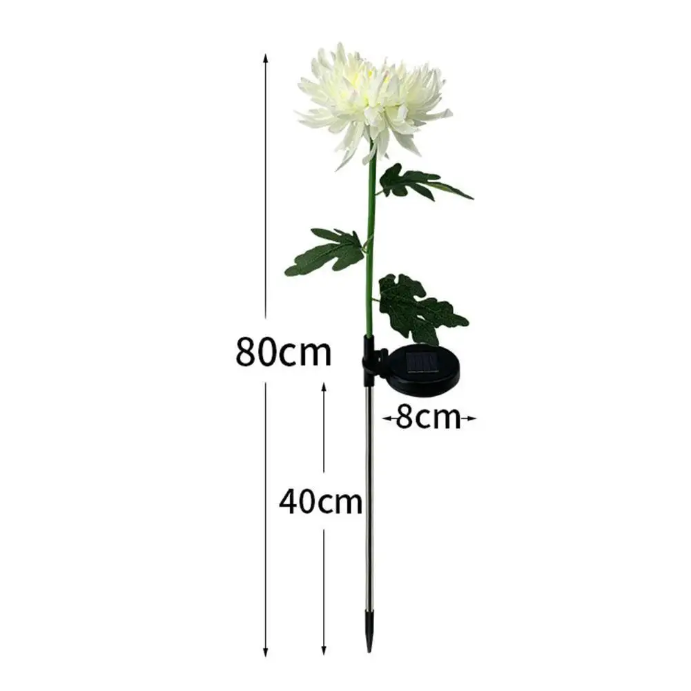 1pcs LED Solar Light Artificial Chrysanthemum Simulation Outdoor Garden Lawn Flower New Lamps Yard Decoration Waterproof Ga I1Y8
1pcs LED Solar Light Artificial Chrysanthemum Simulation Outdoor Garden Lawn Flower New Lamps Yard Decoration Waterproof Ga I1Y8