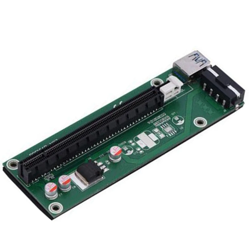 PCI-E Express 1X To16X Extender Riser Board Card Adapter SATA USB 3.0 15Pin-4Pin Cable
PCI-E Express 1X To16X Extender Riser Board Card Adapter SATA USB 3.0 15Pin-4Pin Cable