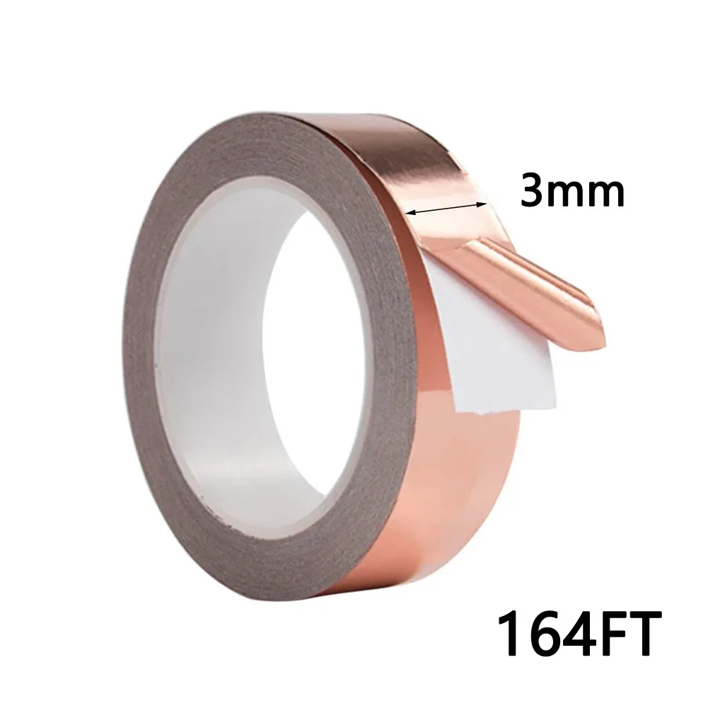 Tape High Temperature Insulation Kap Tape 164FT Double Conductive CopperFoil Tape EMI ShieldingConductiveTape Multipurpose
Tape High Temperature Insulation Kap Tape 164FT Double Conductive CopperFoil Tape EMI ShieldingConductiveTape Multipurpose