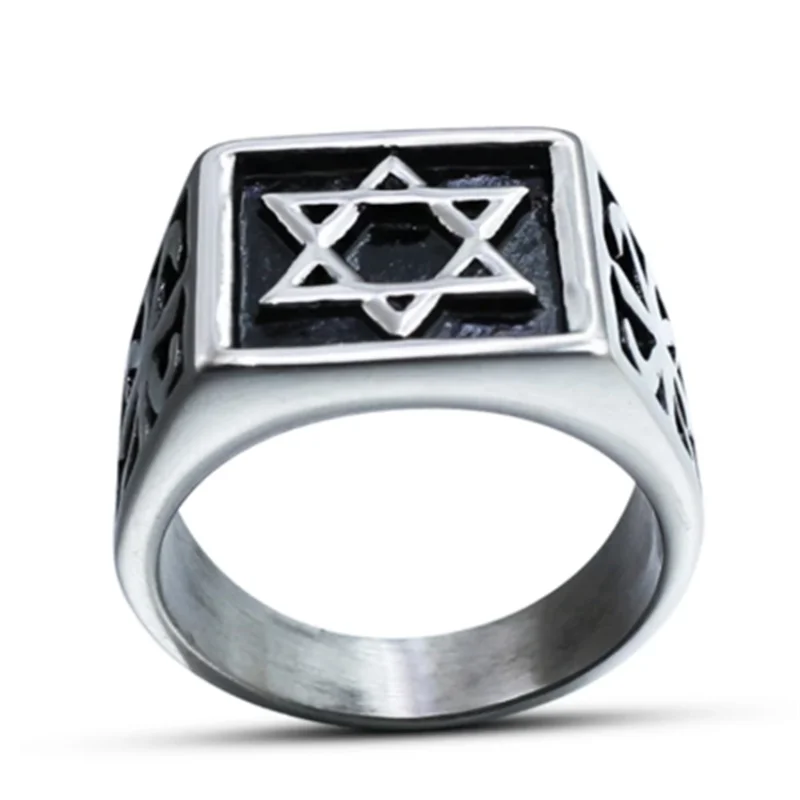 Pentagram men's ring seal square men's ring retro jewelry alloy punk rock hip hop motorcycle Band Jewelry size 7-14 wholesale
Pentagram men's ring seal square men's ring retro jewelry alloy punk rock hip hop motorcycle Band Jewelry size 7-14 wholesale