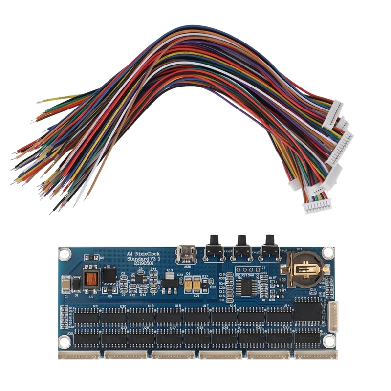 Micro-USB Diy Tube Glow Tube Clock Kit Module Core Board IN14 QS30 IN12 Universal PCBA Board
Micro-USB Diy Tube Glow Tube Clock Kit Module Core Board IN14 QS30 IN12 Universal PCBA Board