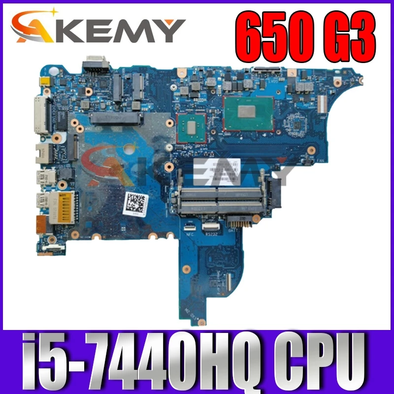 Для HP ProBook 650 G3 материнская плата для ноутбука i5-7440HQ 918109-001 918109-501 918109-601 6050A2868801
Для HP ProBook 650 G3 материнская плата для ноутбука i5-7440HQ 918109-001 918109-501 918109-601 6050A2868801