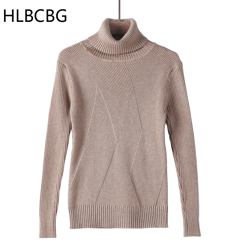 

Женский Теплый свитер-водолазка, повседневный теплый плотный пуловер с длинным рукавом, вязаный джемпер для осени и зимы