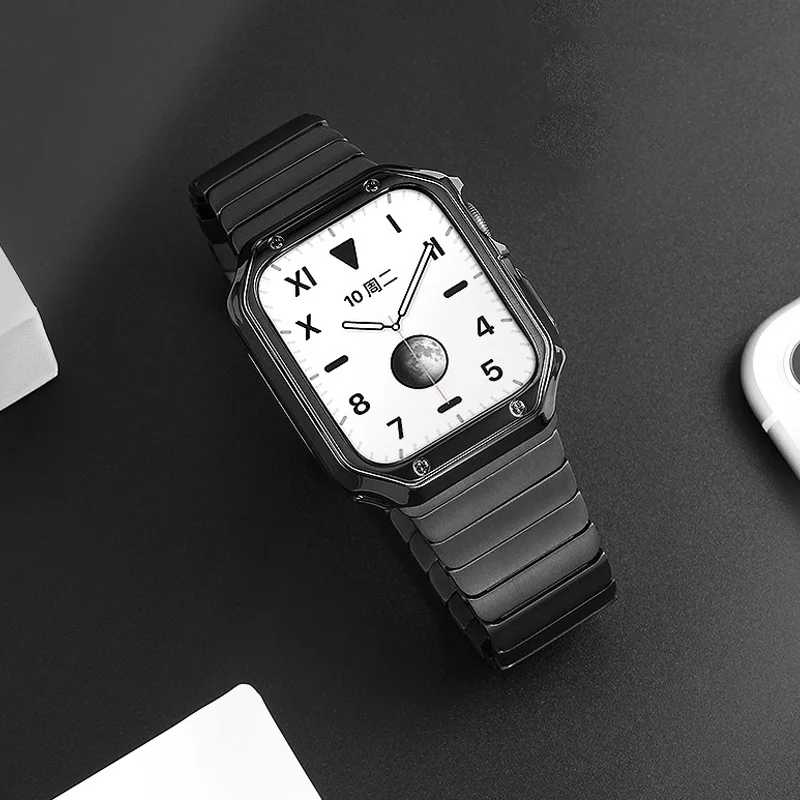 Metal Strap For Apple Watch 38mm 42mm 40mm 44mm Watchband Bracelet Watch Case for Apple Watch Series 6 se 5 4 3 iWatch Bands
Metal Strap For Apple Watch 38mm 42mm 40mm 44mm Watchband Bracelet Watch Case for Apple Watch Series 6 se 5 4 3 iWatch Bands